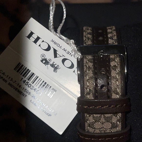 NWT COACH Women’s Grand ROSE DIAL SIGNATURE ORNO- W- SS - ROU- PIN - 8 -MCKFA - Picture 6 of 8